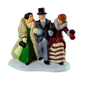 Dept 56 On To The Show Hand-Painted Ceramic Christmas Village Figurine